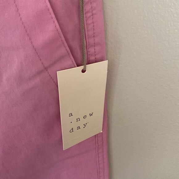 A New Day Pink Pants. Size 12R. High Rise, Straight NWT - Picture 2 of 5